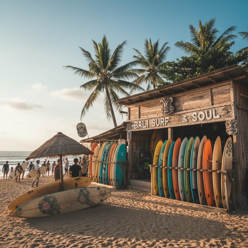 Surf Shop Bali - Surfboard rental and gear in Canggu
