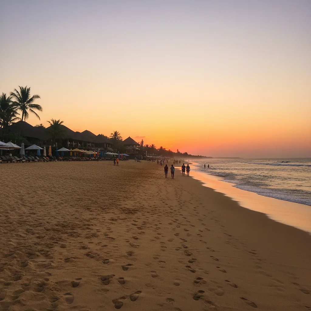 Surfing in Seminyak, Bali